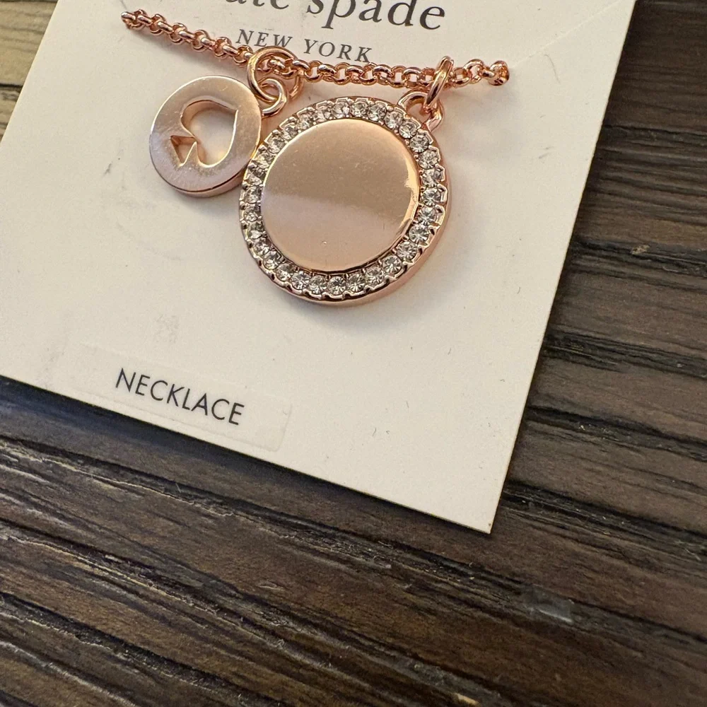 NEW Kate Spade Rose Gold Necklace